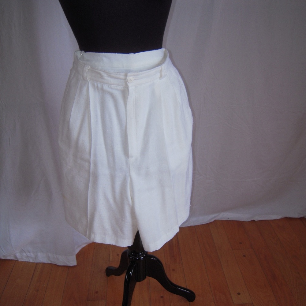Casablanca, white shorts inseam 8", 2 pockets